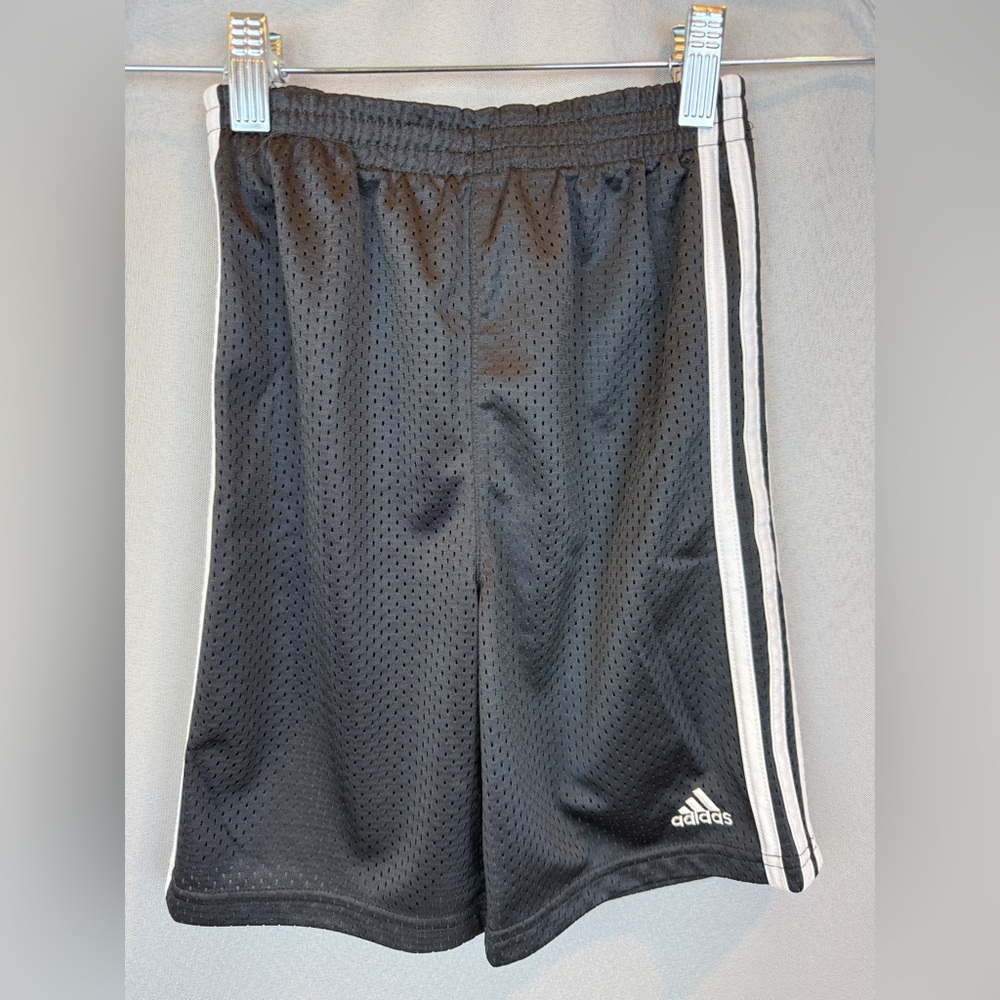 Adidas Gray Three Stripe Athletic Shorts- Size 7